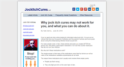 Desktop Screenshot of jockitchcures.net